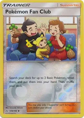 Pokemon Fan Club Reverse Holo