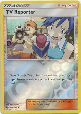 TV Reporter Reverse Holo