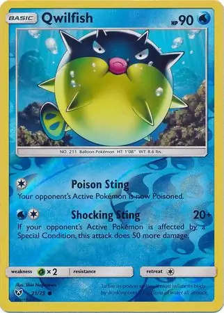 Qwilfish Reverse Holo