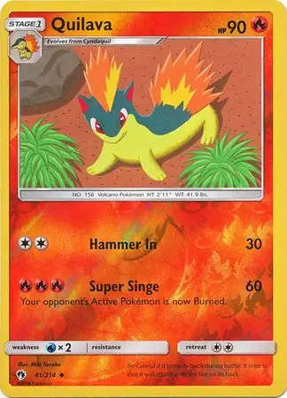 Quilava Reverse Holo