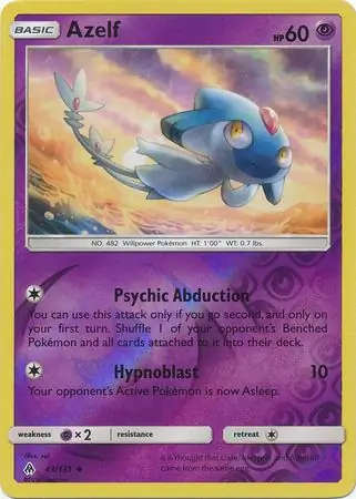 Azelf Reverse Holo