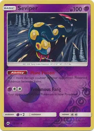 Seviper Reverse Holo
