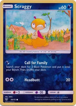 Scraggy Reverse Holo