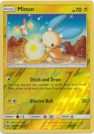 Minun Reverse Holo