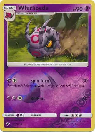 Whirlipede Reverse Holo