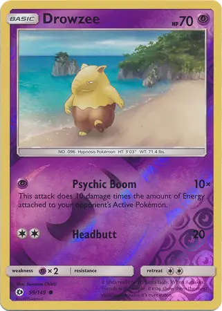 Drowzee Reverse Holo