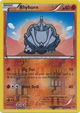 Rhyhorn Reverse Holo