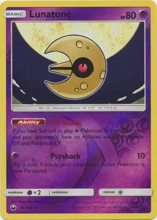 Lunatone Reverse Holo