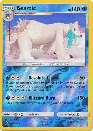 Beartic Reverse Holo