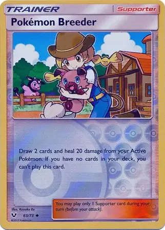 Pokemon Breeder Reverse Holo
