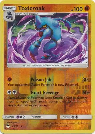 Toxicroak Reverse Holo