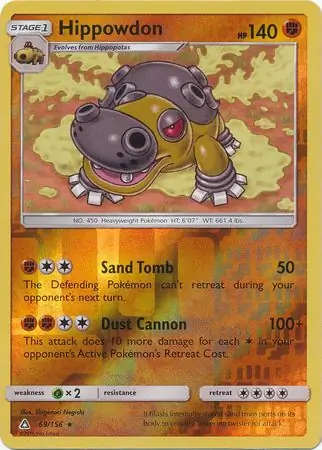Hippowdon Reverse Holo