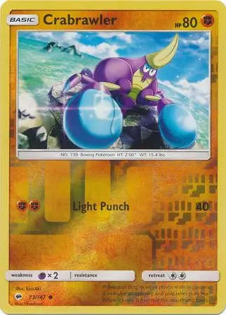 Crabrawler Reverse Holo