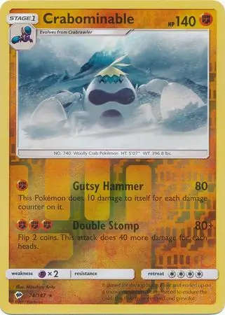 Crabominable Reverse Holo