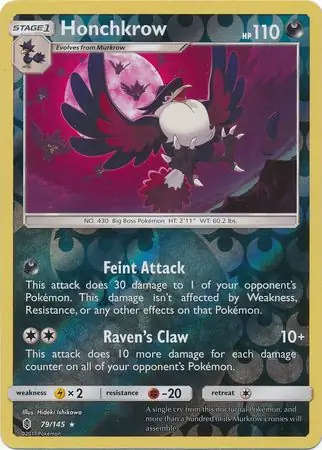 Honchkrow Reverse Holo