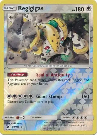 Regigigas Reverse Holo