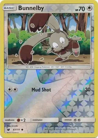 Bunnelby Reverse Holo