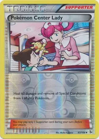Pokemon Center Lady Reverse Holo