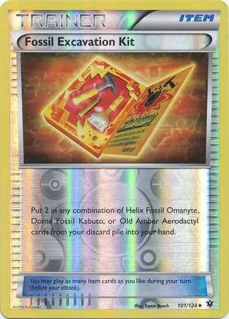 Fossil Excavation Kit Reverse Holo