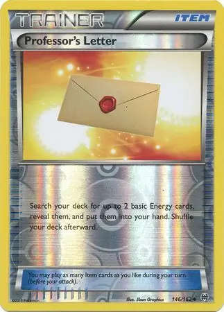 Professor's Letter Reverse Holo