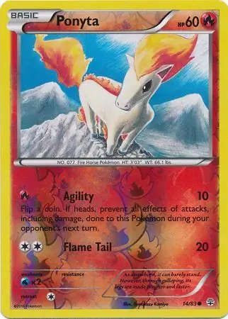 Ponyta Reverse Holo