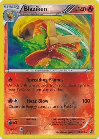 Blaziken Reverse Holo
