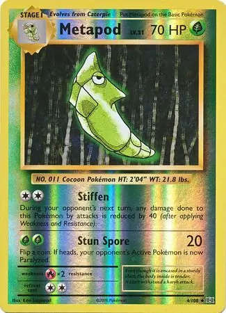 Metapod Reverse Holo