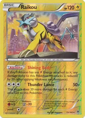 Raikou Reverse Holo