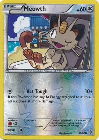 Meowth Reverse Holo