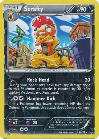 Scrafty Reverse Holo