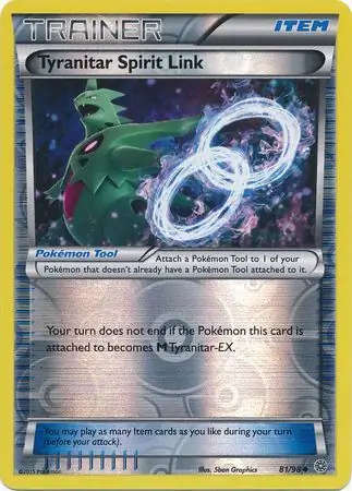 Tyranitar Spirit Link Reverse Holo