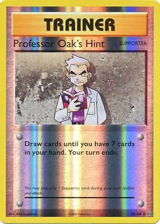Professor Oak's Hint Reverse Holo