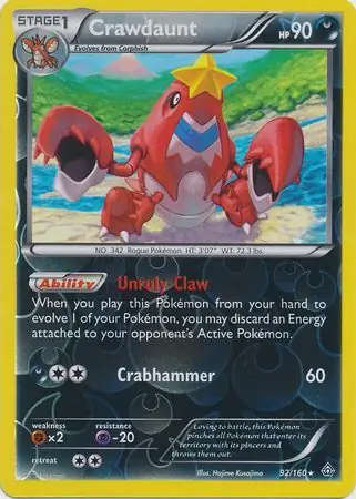 Crawdaunt Reverse Holo