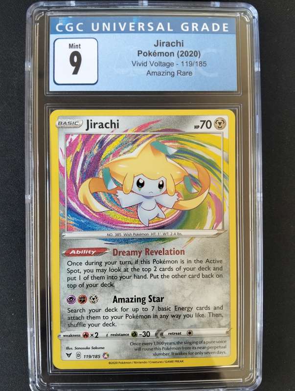 Jirachi Shining Fates CGC 9 Graded