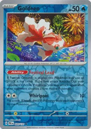 Goldeen Reverse Holo