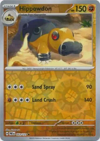 Hippowdon Reverse Holo