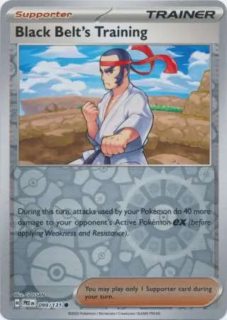 Black Belt's Training Reverse Holo