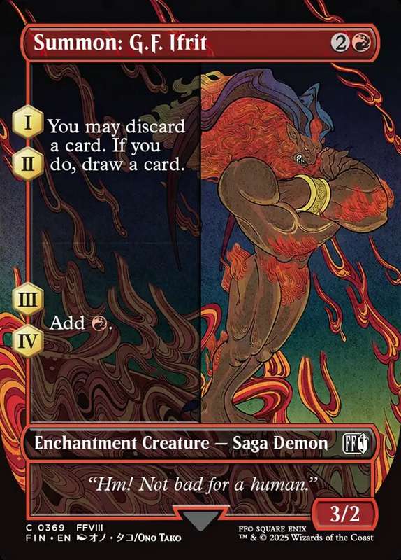 Summon: G.F. Ifrit Borderless Alternate Arts