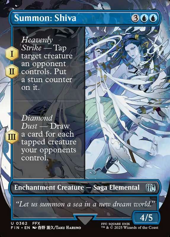 Summon: Shiva Borderless Alternate Arts