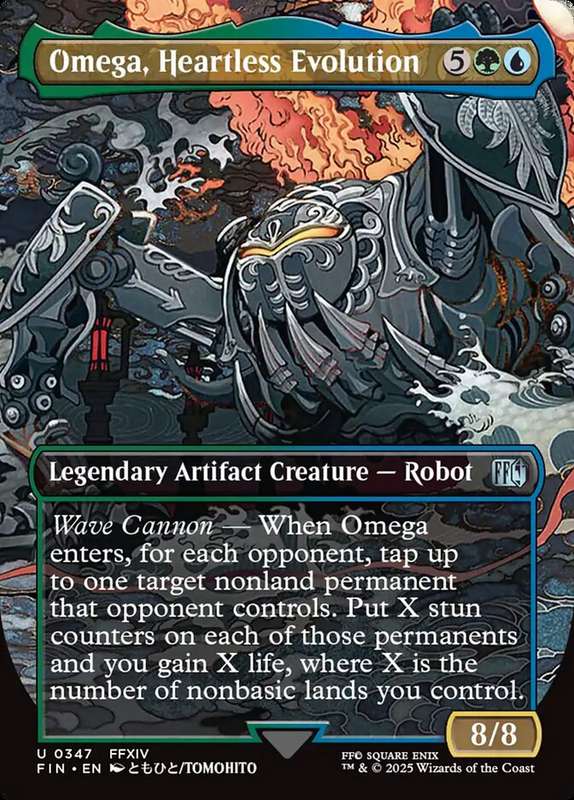 Omega, Heartless Evolution Borderless Alternate Arts