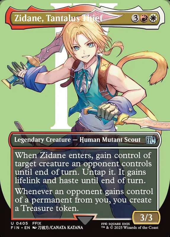 Zidane, Tantalus Thief Borderless Alternate Arts