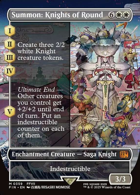 Summon: Knights of Round Borderless Alternate Arts