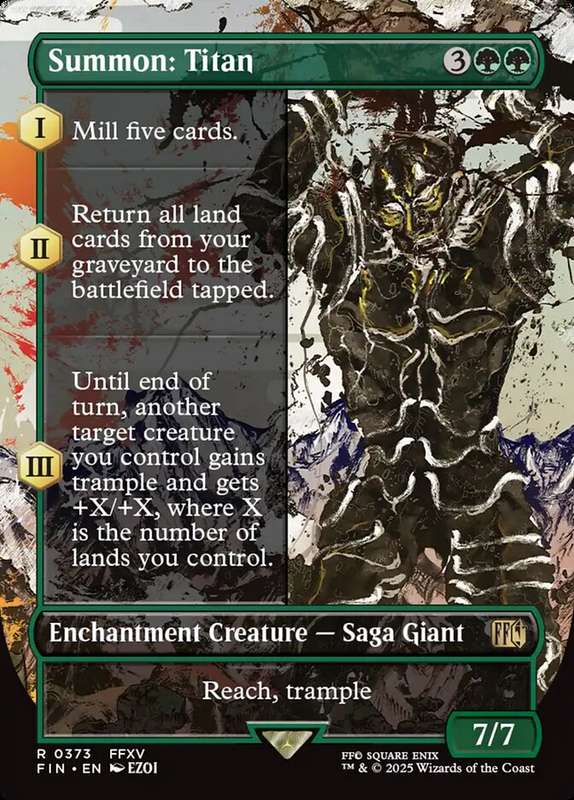 Summon: Titan Borderless Alternate Arts