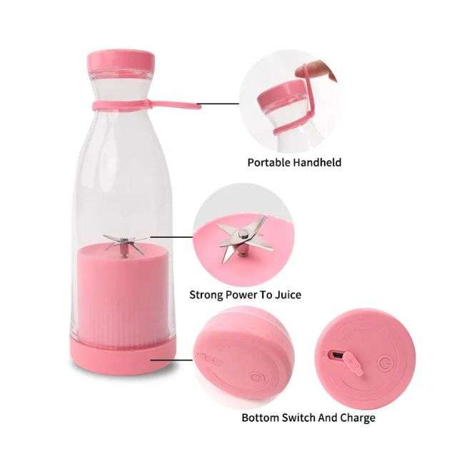 Portable USB Charging Smoothie Milkshake Maker Blender Juicer.