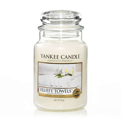 Yankee Candle Fluffy Towel Large Jar Retail Box No warranty