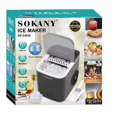 Sokany 15kg Bullet Shaped Ice Maker