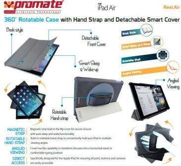 Promate Reel.Air -360 Rotatable Case