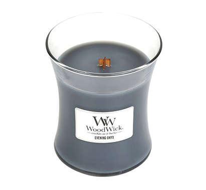 Woodwick Evening Onyx Medium Jar