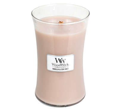 Woodwick Vanilla &amp; Sea Salt Large Jar