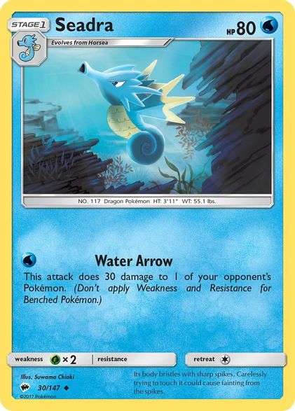 Pokemon - Seadra - SM - Burning Shadows